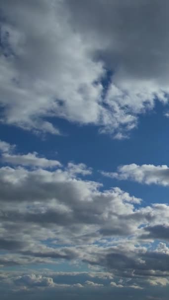 Mooie Time Lapse Beelden Van Dramatische Wolken Lucht — Stockvideo