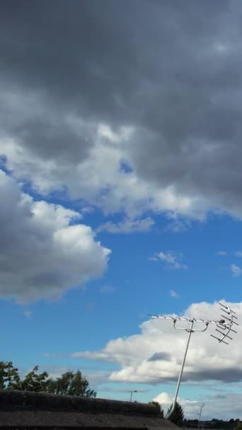 Hermoso Lapso Tiempo Filmación Nubes Dramáticas Cielo — Vídeo de stock