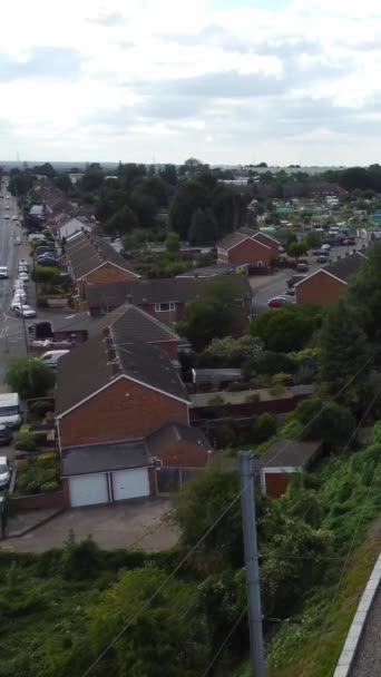 Luton City Nin Hava Görüntüleri Ngiltere — Stok video