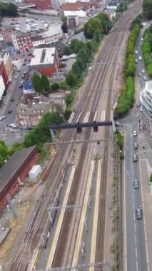 BİRLİK KINGDOM, İngiltere, LUTON - 30 HAZİRAN 2022: Luton City 'nin Yüksek Açı Görüntüsü