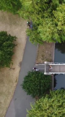 BİRLİK KINGDOM, İngiltere, LUTON - 30 HAZİRAN 2022: Luton City 'nin Yüksek Açı Görüntüsü