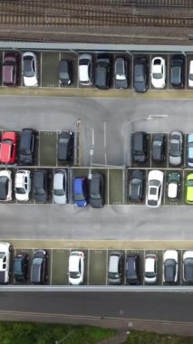 BİRLİK KINGDOM, İngiltere, LUTON - 30 HAZİRAN 2022: Luton City 'nin Yüksek Açı Görüntüsü