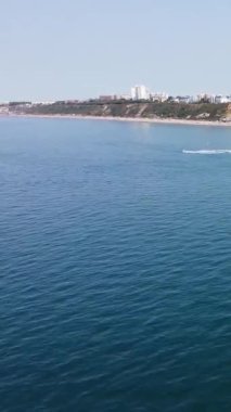 Bournemouth Sahili ve Okyanusunun Hava Görüntüleri