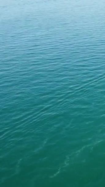 Аэросъемка Борнмутского Пляжа Океана — стоковое видео