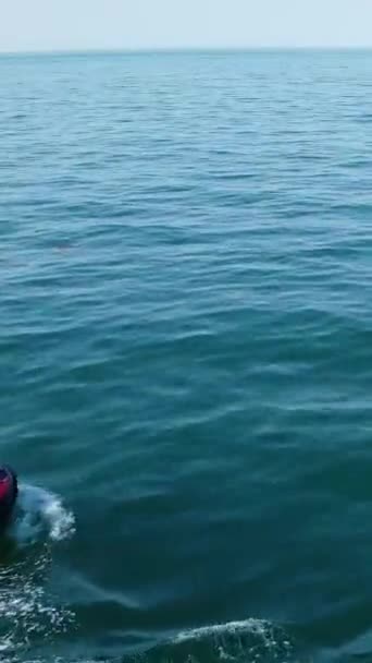 Аэросъемка Борнмутского Пляжа Океана — стоковое видео