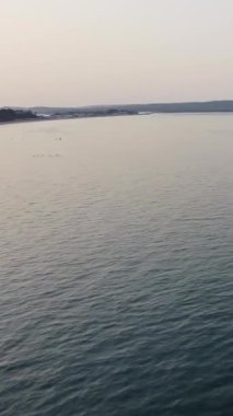 Bournemouth Sahili ve Okyanusunun Hava Görüntüleri