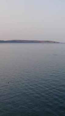 Bournemouth Sahili ve Okyanusunun Hava Görüntüleri