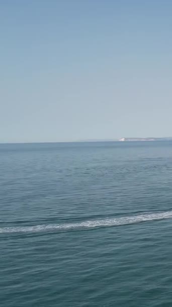 Riprese Aeree Bournemouth Beach Ocean — Video Stock