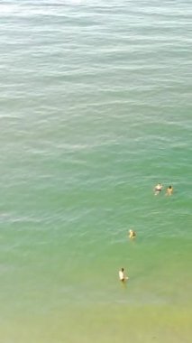 Bournemouth Sahili ve Okyanusunun Hava Görüntüleri