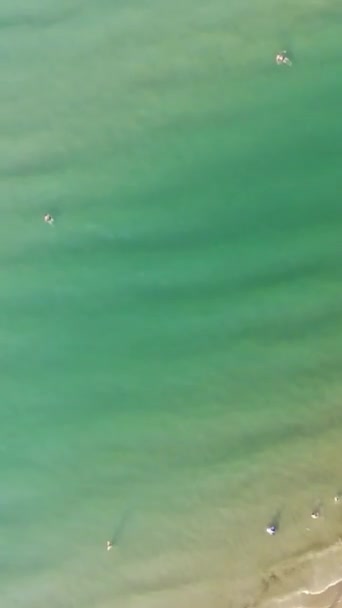 Flygbilder Från Bournemouth Beach England Storbritannien — Stockvideo