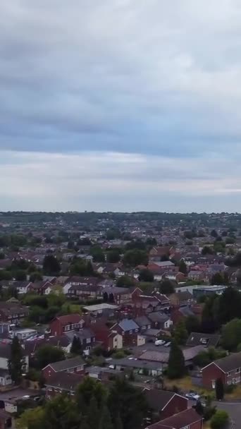 Vista Aérea Luton Leagrave Inglaterra — Vídeo de Stock
