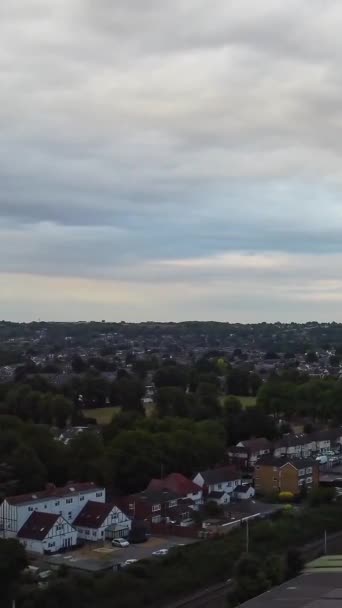 Luchtfoto Van Luton Leagrave Engeland — Stockvideo