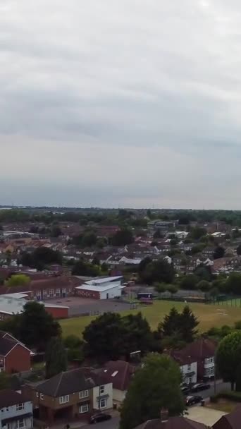 Vista Aérea Luton Leagrave Inglaterra — Vídeo de Stock