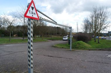 İngiltere 'nin Luton şehrinin manzarası