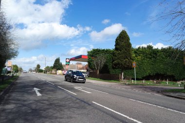 İngiltere 'nin Luton şehrinin manzarası