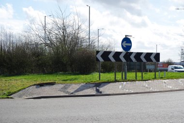 İngiltere 'nin Luton şehrinin manzarası