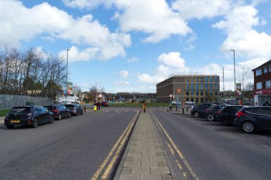 İngiltere 'nin Luton şehrinin manzarası