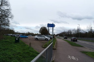 İngiltere 'nin Luton şehrinin manzarası