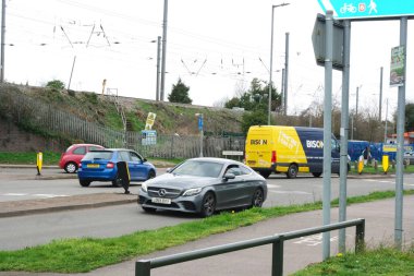 İngiltere 'nin Luton şehrinin manzarası