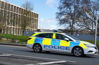 İngiltere 'nin Luton şehrinin manzarası