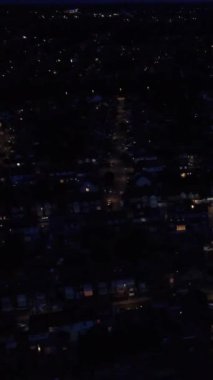 Şehrin üzerindeki İngiliz Konutları 'nın hava görüntüleri