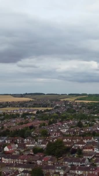 Aerial Footage High Angle Drone View Cityscape Landscape England Great — Video Stock