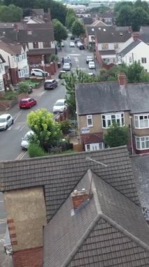 Beautiful Fast Moving Dramatic Clouds over England, Drone's High Angle Footage