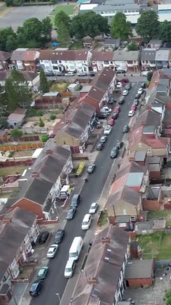 Luchtfoto Van Residentials Houses Saint Area Luton England — Stockvideo