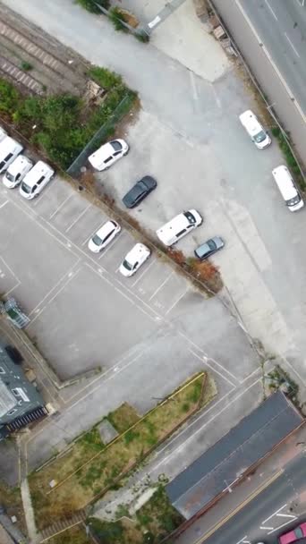 Aerial Footage Luton City England — стокове відео