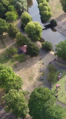 İngiltere 'nin şehir manzarası ve peyzajı Büyük Britanya drone' unun görüntüleri