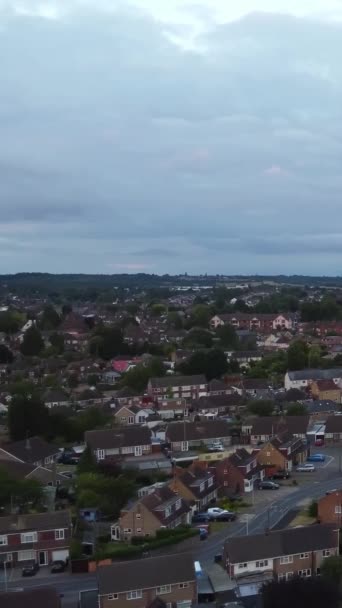 Anglia Luton Lipca 2022 Drogi Brytyjskie Miasto Piękny Luton Jest — Wideo stockowe