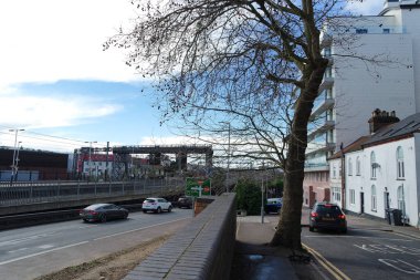 Luton Town Centre City, İngiltere 'deki Merkez Tren İstasyonu