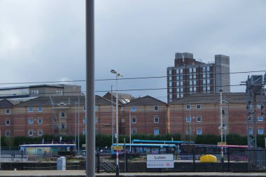 Luton Town Centre City, İngiltere 'deki Merkez Tren İstasyonu