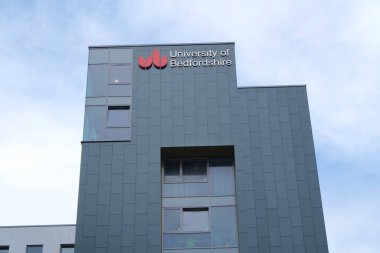 Luton, İngiltere, İngiltere - 21 Eylül 2022: Bedfordshire Üniversitesi
