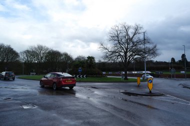 İngiliz şehrinde sokak