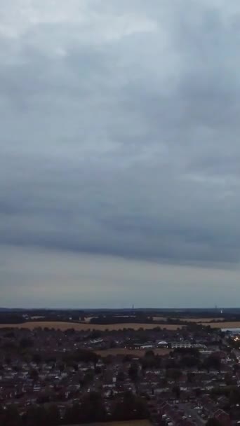 Вид Повітря Лутон Графство Ліграв Англія — стокове відео