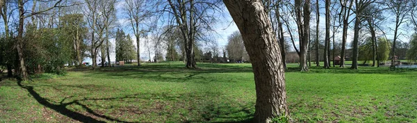 Местный Общественный Парк Английском Городе Лиграв Лутон Великобритания — стоковое фото