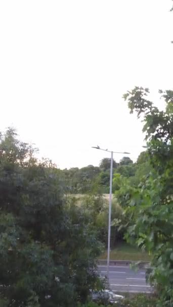 Повітряні Кадри Міста Лутон Англія — стокове відео
