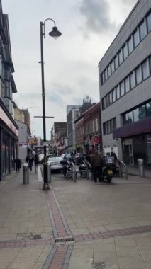Luton Şehri Şehir Merkezi İngiltere Büyük Britanya