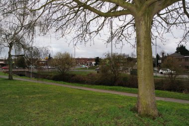 Halk parkının güzel manzarası  