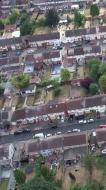 Şehrin güzel havadan görünümü  