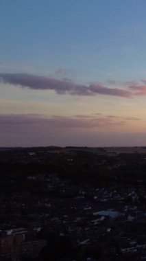 Şehrin güzel havadan görünümü  