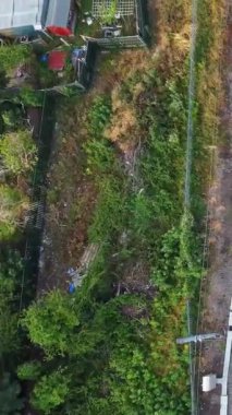 İngiliz kırsal havadan görünümü