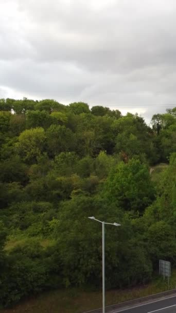 Aerial View Park Luton England — Stock Video
