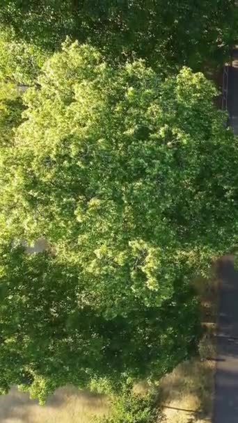 Letecký Pohled Park Lutonu Anglie Velká Británie — Stock video