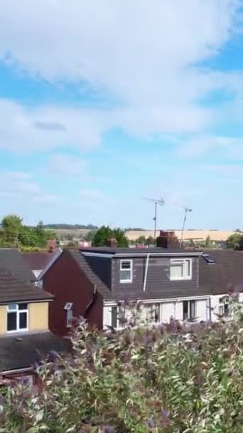 Aerial Footage Luton City England — Stock Video