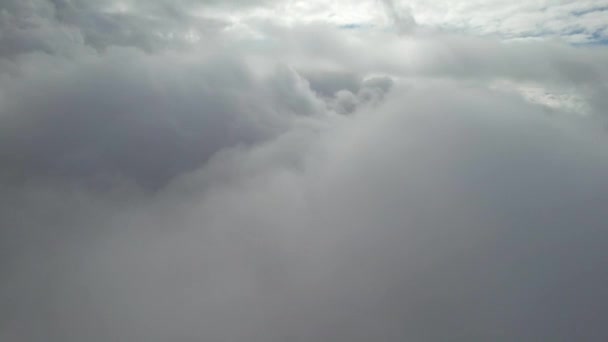 Fast Moving Clouds British City Time Lapse Footage — Videoclip de stoc