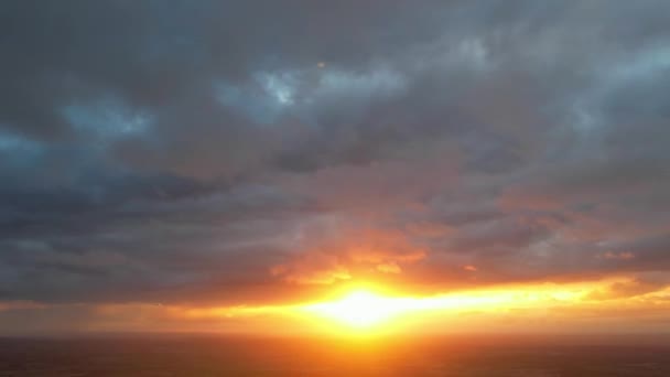 Найкрасивіші Хмари Неба Рух Хмар Над Містом — стокове відео