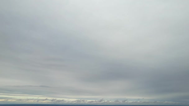 Hermoso Alto Ángulo Imágenes Nubes Cielo — Vídeo de stock