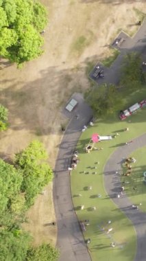 İngiltere 'nin şehir manzarası ve peyzajı Büyük Britanya drone' unun görüntüleri